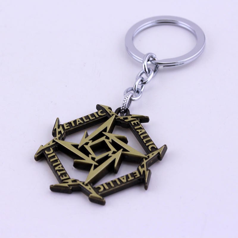 Metallica NinjaStar Keyring (Bronze)