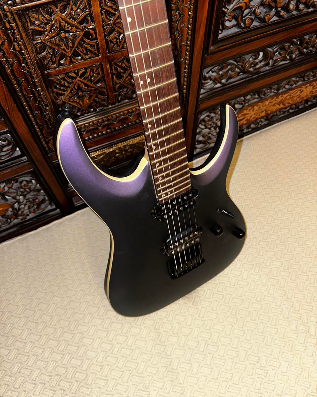 * Brand New * Ibanez RGA42EX-BAM Black Aurora Burst Matte Electric Guitar