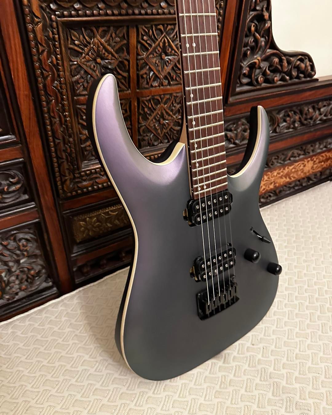 * Brand New * Ibanez RGA42EX-BAM Black Aurora Burst Matte Electric Guitar
