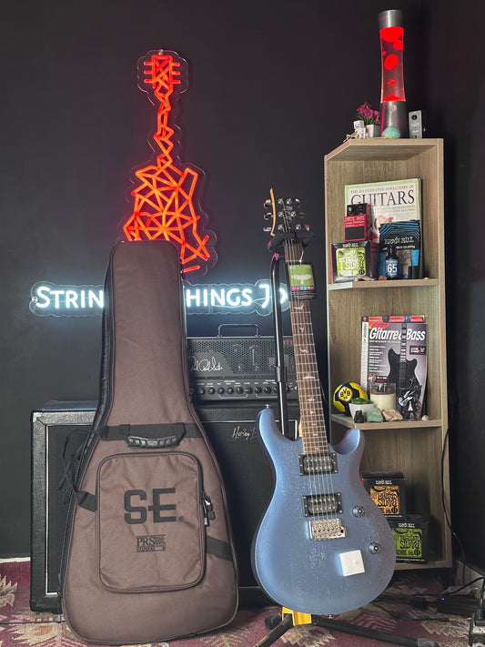 * Brand New * PRS SE CE 24 Standard Ice Blue Metallic Satin Electric Guitar