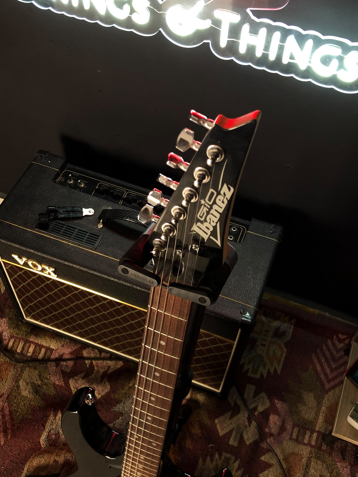 Ibanez GIO GRX20 superstrat Metallic blac