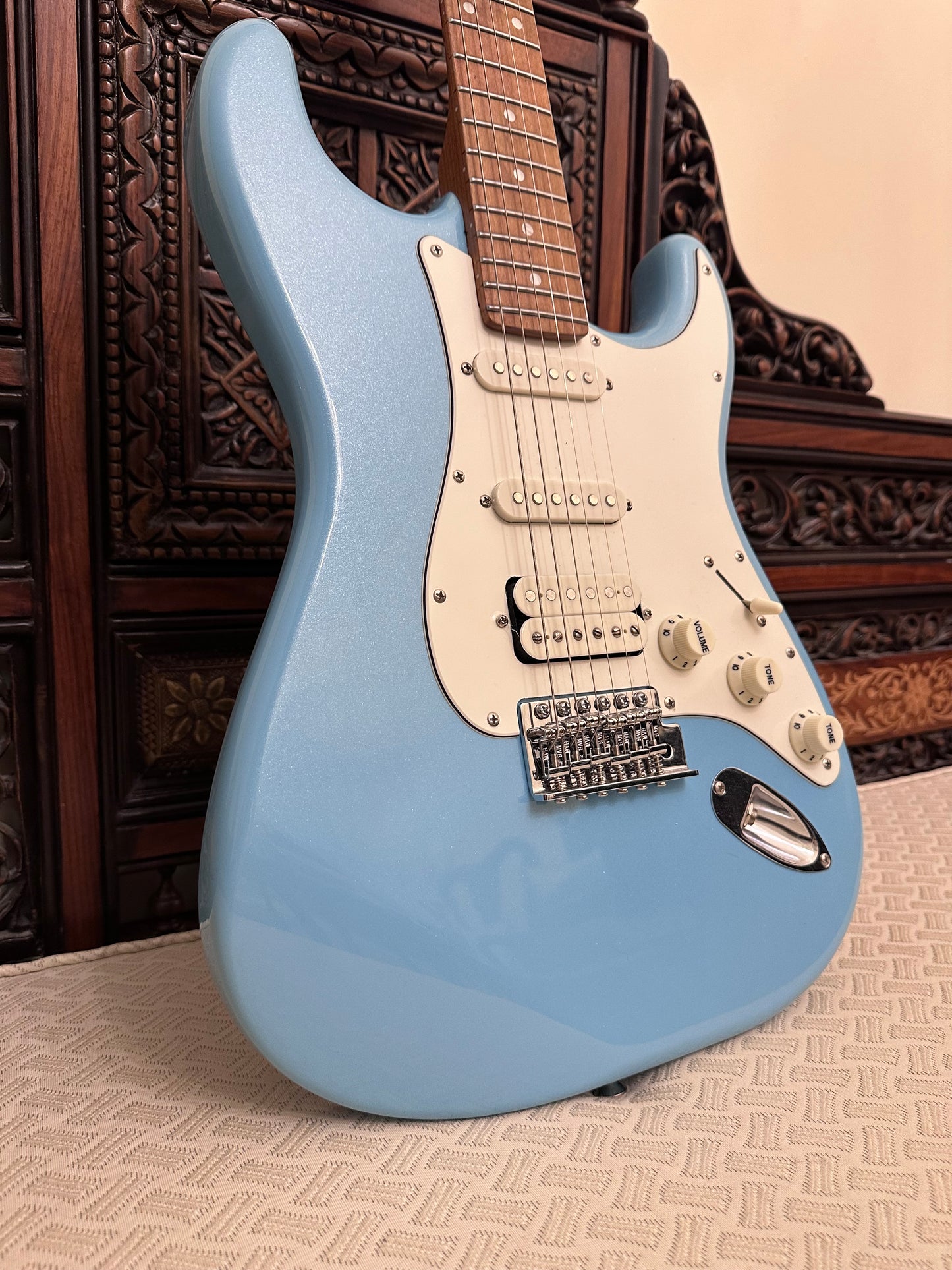 Farida ST Series F5020 Metallic Sky Blue Electric Guitar