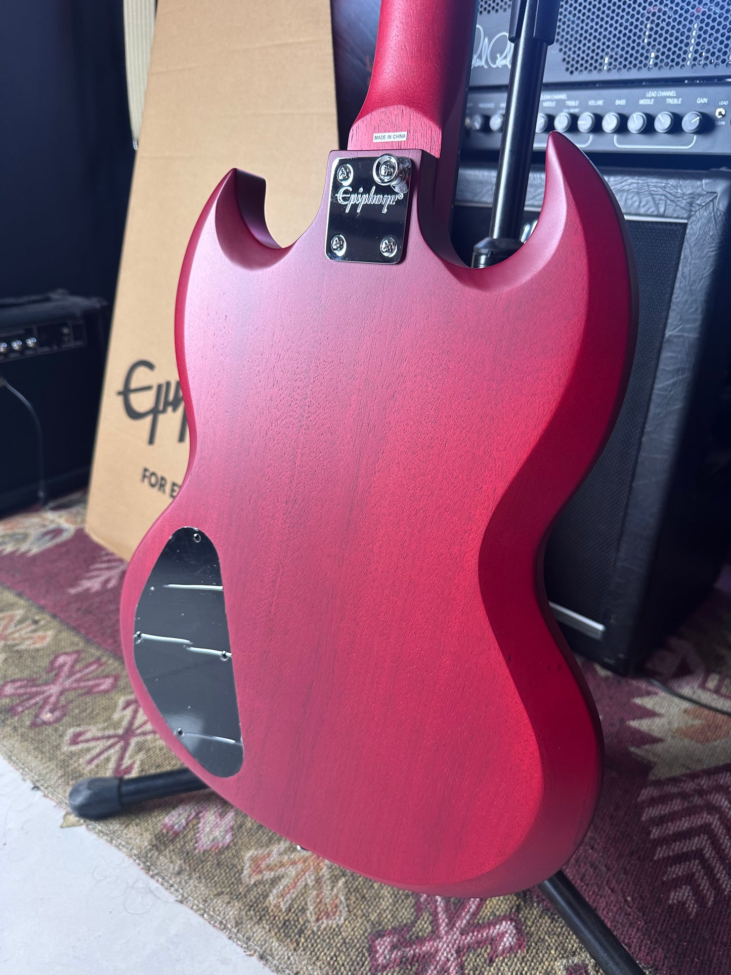 * Brand New * Epiphone SG Special Satin E1 Cherry Electric Guitar