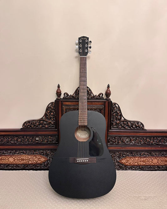 Fender CD60 V2 BLK Carbon Fiber wrap acoustic guitar