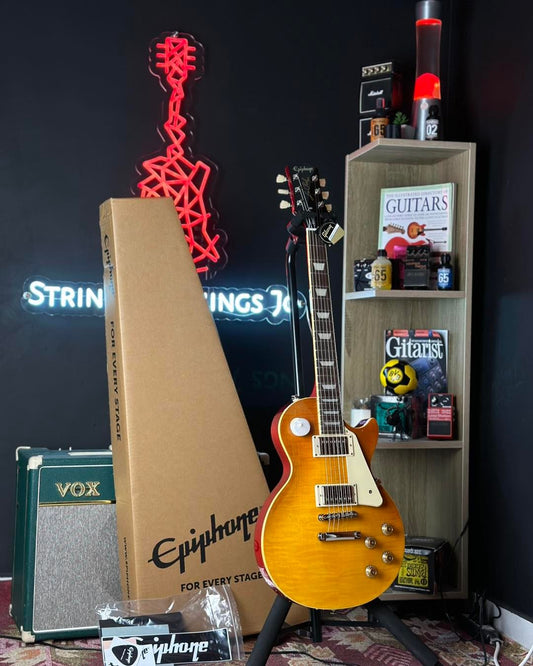 * Brand New * Epiphone Les Paul™ Standard ‘50s Lemon Burst Electric Guitar