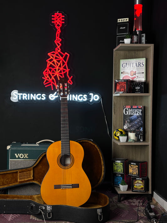 Yamaha CGX102 Plugged Classical Guitar with hardcase