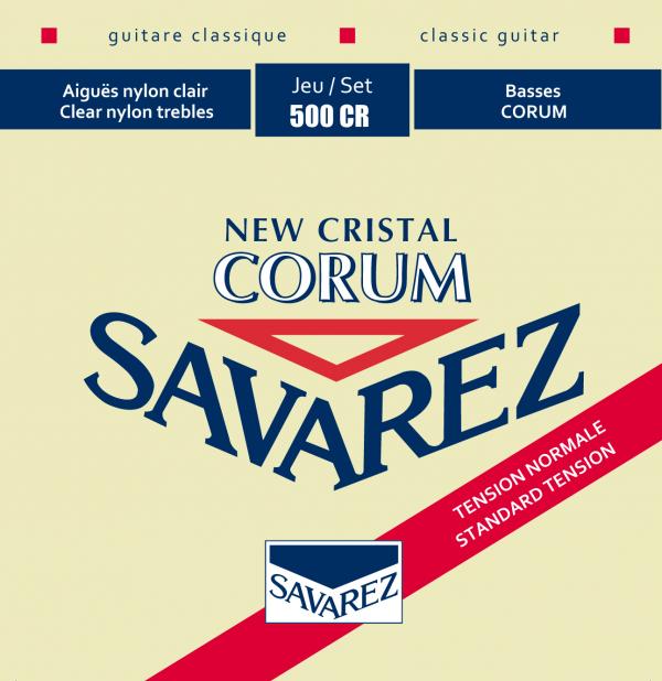 Savarez 500CR New Cristal Corum® Normal Tension Classical Guitar Strings Savarez 500CR New Cristal Corum® Normal Tension Classical Guitar Strings