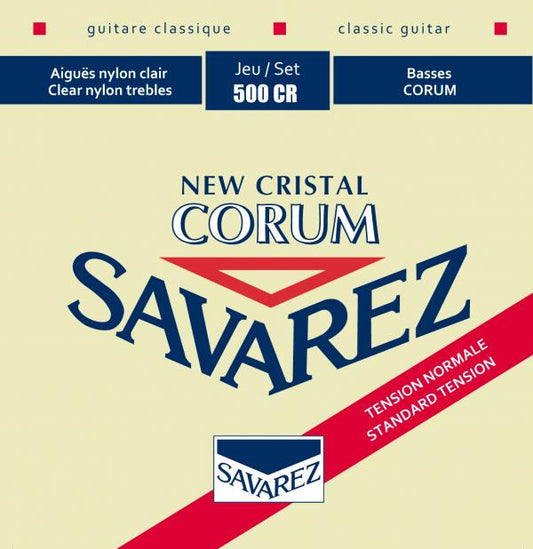 Savarez 500CR New Cristal Corum® Normal Tension Classical Guitar Strings
