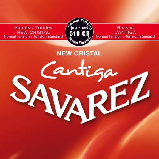 Savarez 510CR New Cristal Cantiga Normal Tension Classical Guitar Strings