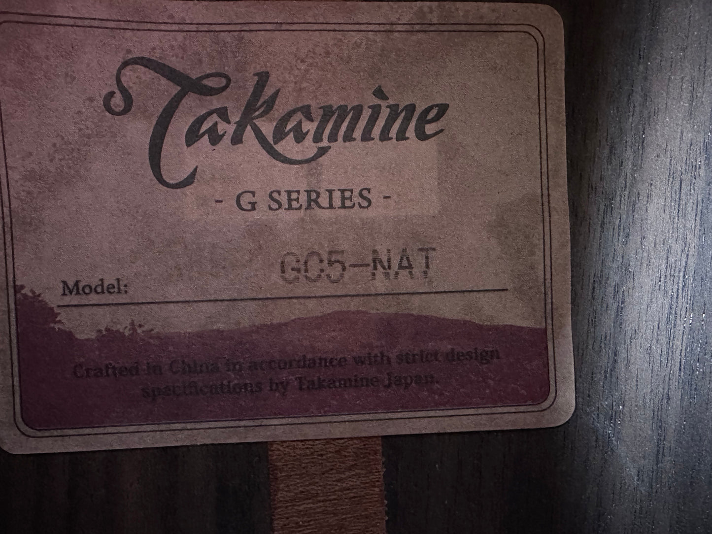 Takamine GC5-NAT Classical Guitar