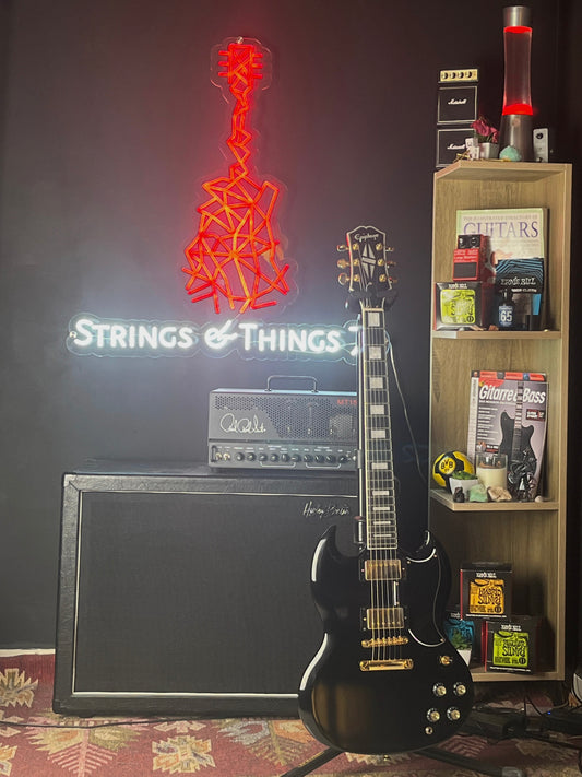 Epiphone SG Custom Ebony upgraded with Seymour Duncan SH-1B ’59 Electric Guitar