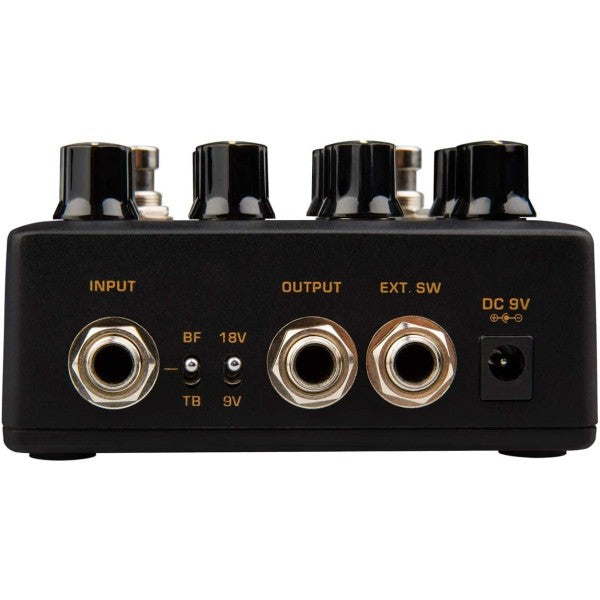 Nux NDS-5 Fireman Distortion Effect Pedal Dual Channel Brown Sound