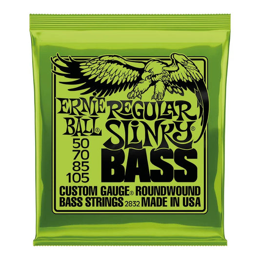 Ernie Ball Regular Slinky Nickel Wound Bass Guitar Strings (50-105)