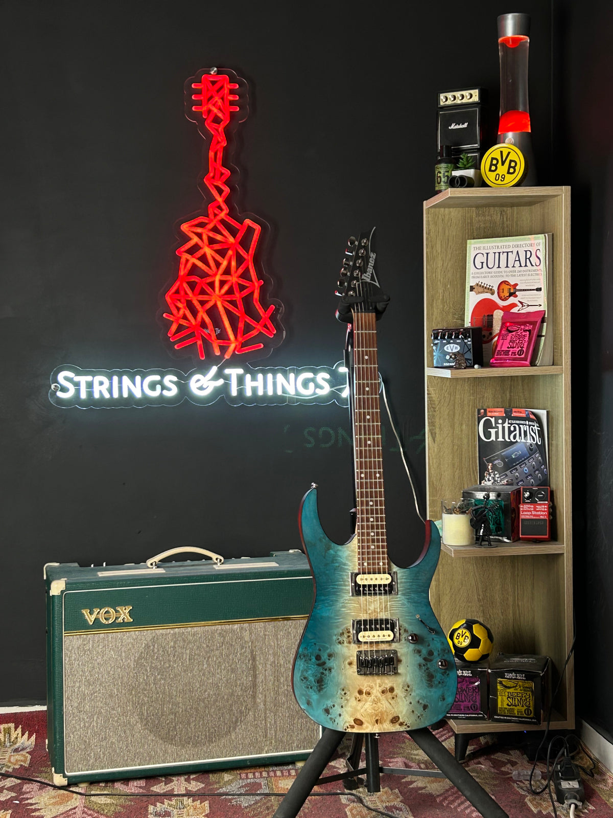 Ibanez Standard RG421PB Caribbean Shoreline Flat Upgraded with Seymour Duncan Pearly Gates Ibanez Standard RG421PB Caribbean Shoreline Flat Upgraded with Seymour Duncan Pearly Gates