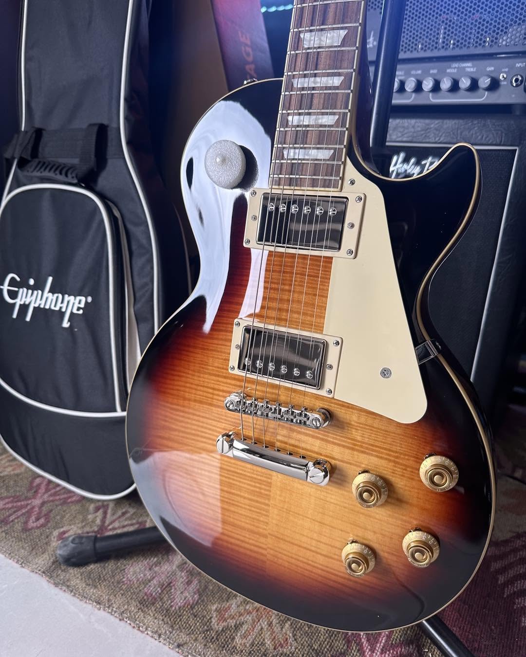 * Brand New * Epiphone Les Paul™ Standard ‘50s Burbon Burst Electric Guitar
