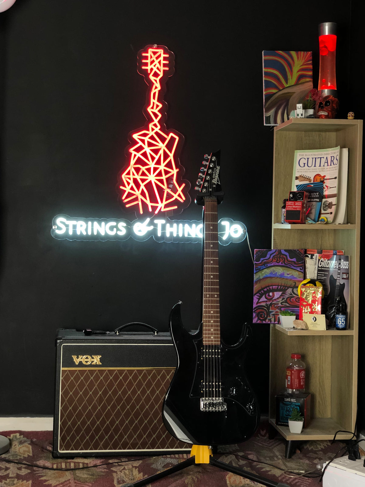 Ibanez GIO GRX20 superstrat Metallic blac