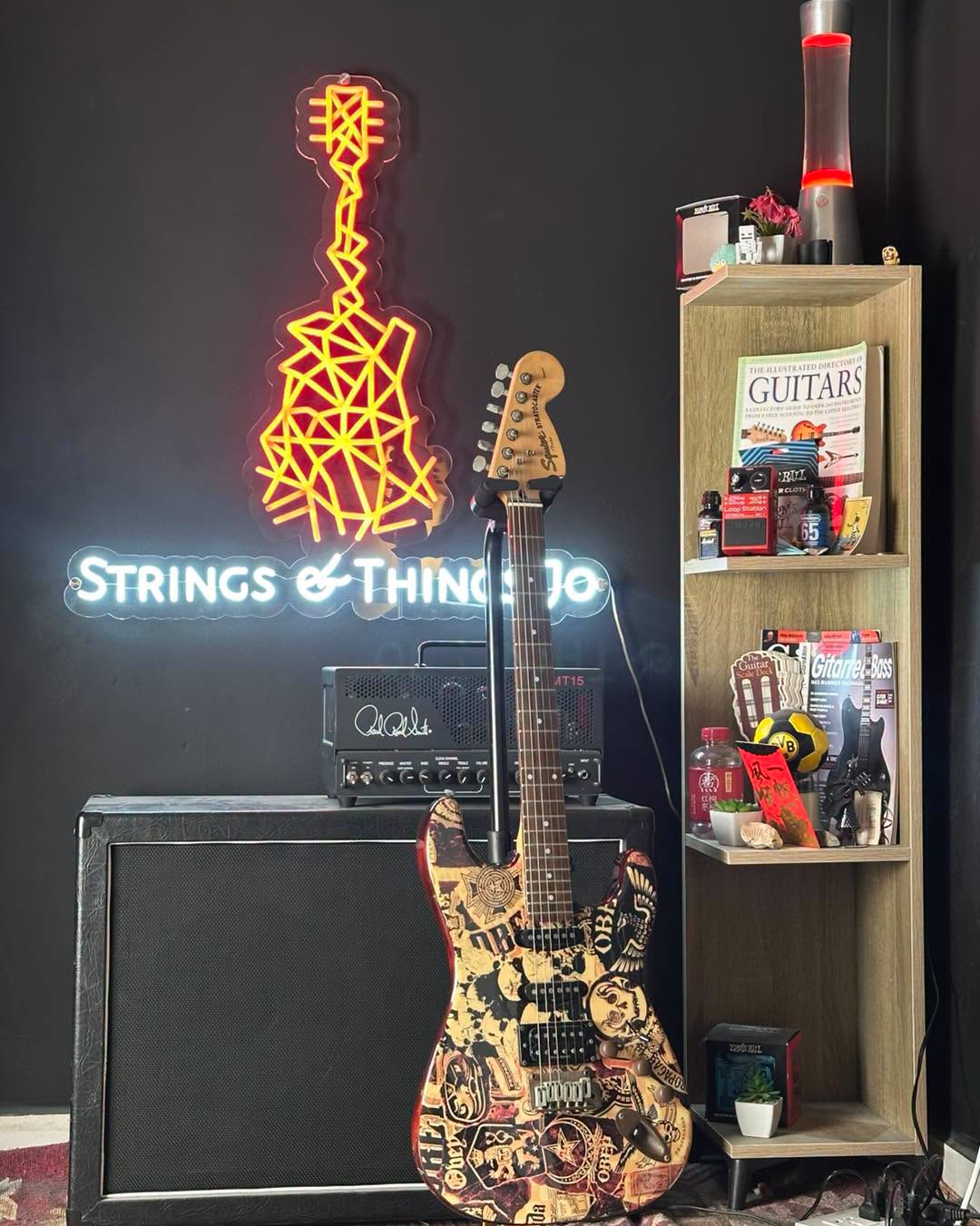 Squier Obey Dissent Stratocaster Electric Guitar