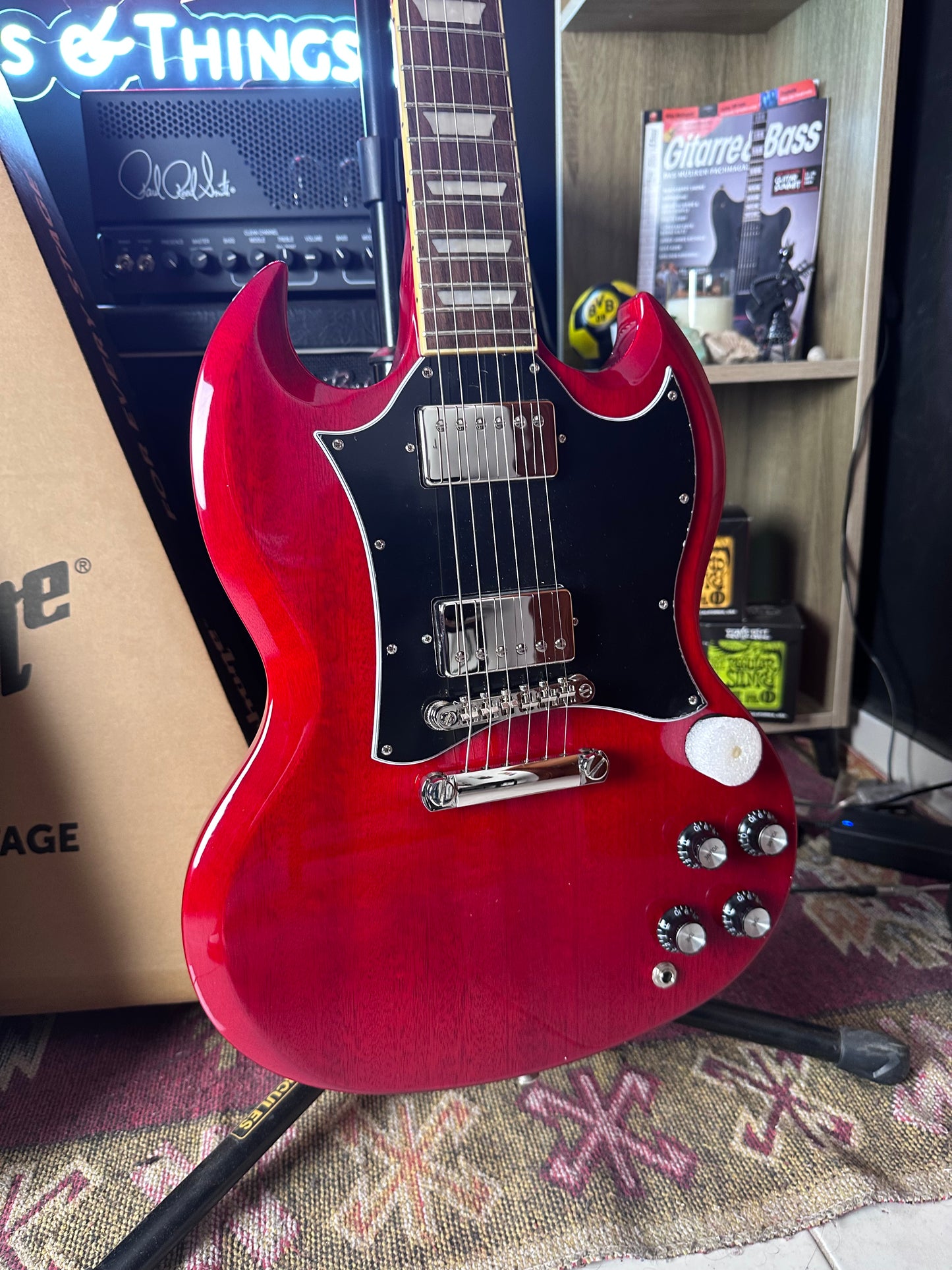 * Brand New *  Epiphone SG Standard Cherry Electric Guitar
