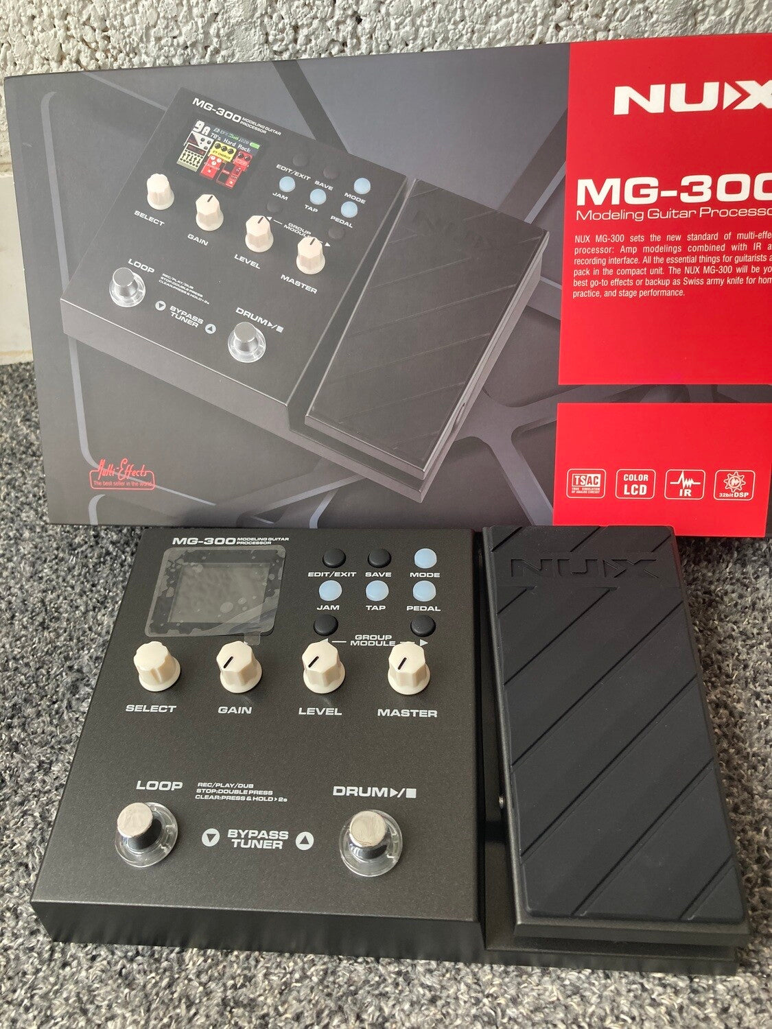 NUX MG300 multi effect processor Strings & Things Jo