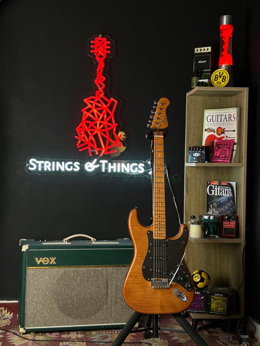 Kozmos KST-S357-CRM Custom Electric Guitar upgraded with David Gilmour EMG set