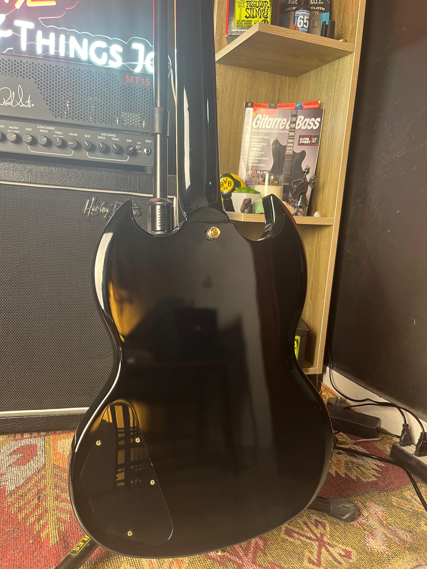 Epiphone SG Custom Ebony upgraded with Seymour Duncan SH-1B ’59 Electric Guitar