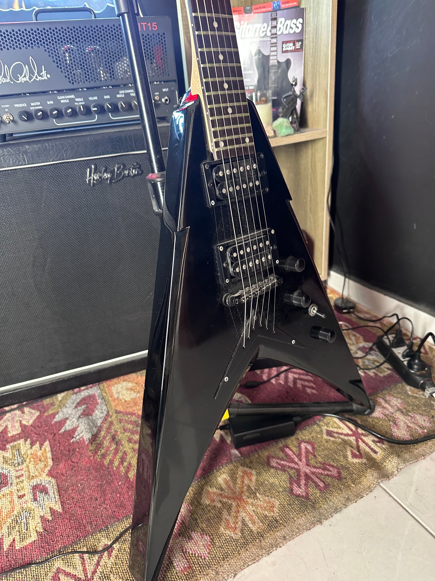 Dean Dave Mustaine VMNTX Electric Guitar Classic Black + Hardcase