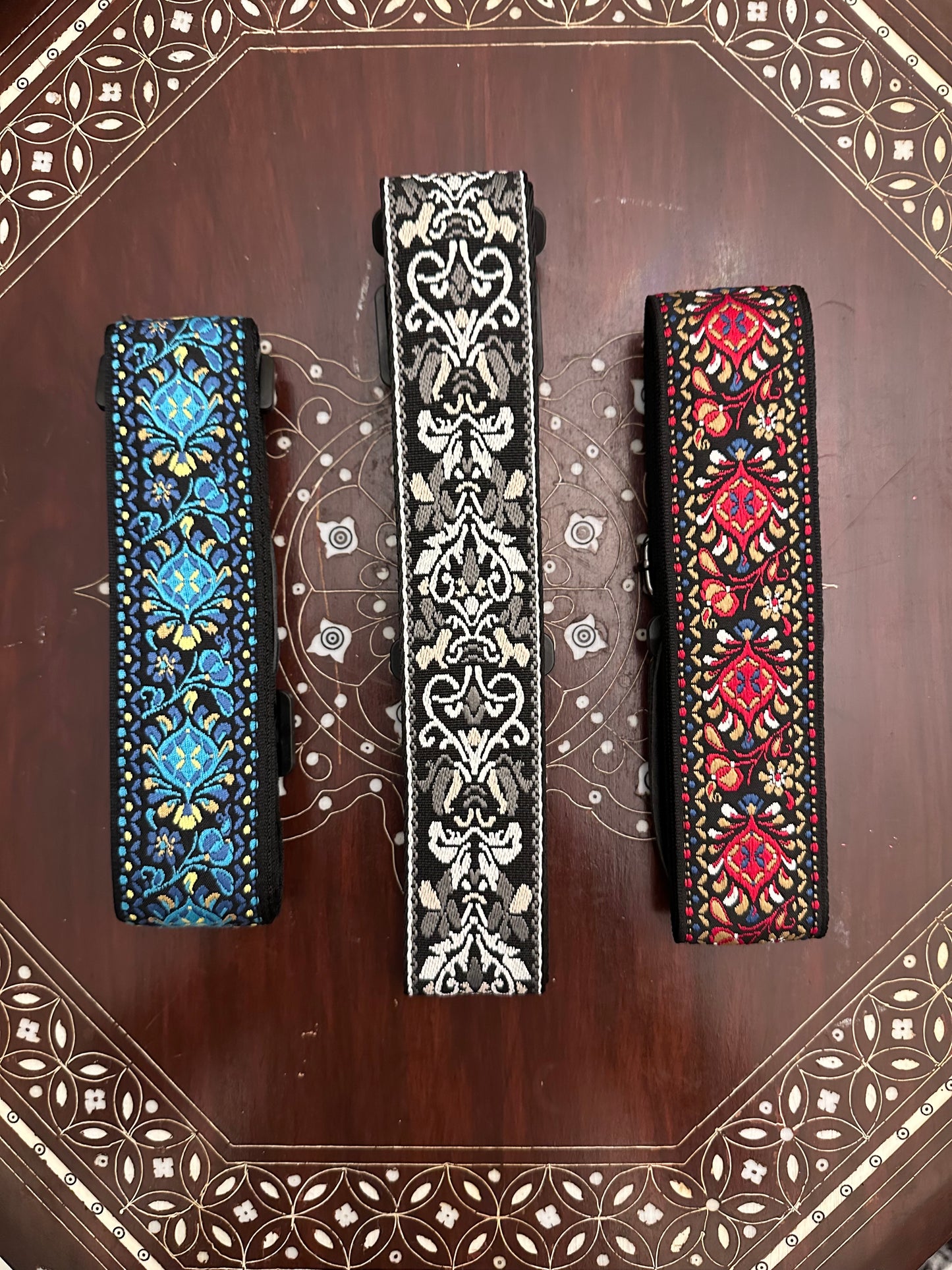 Embroidered Guitar Straps (Collection #2)