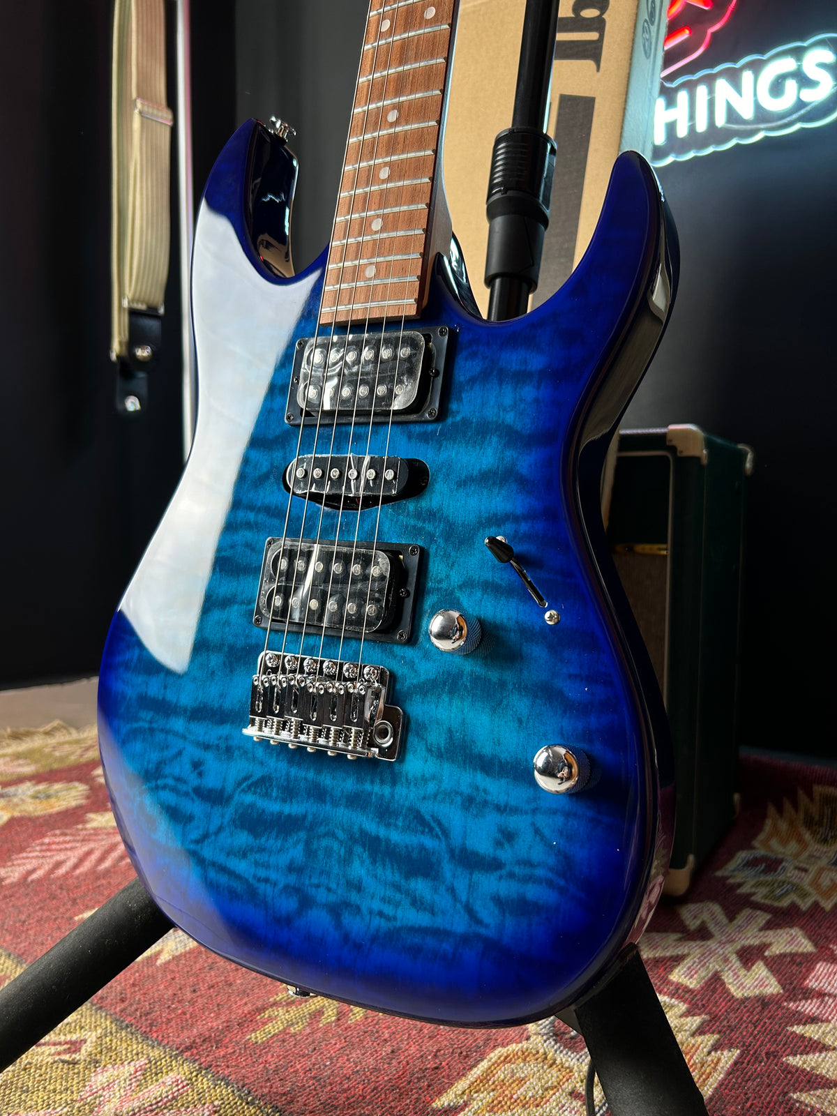 * Brand New * Ibanez GRX70QA TBB Electric Guitar * Brand New * Ibanez GRX70QA TBB Electric Guitar