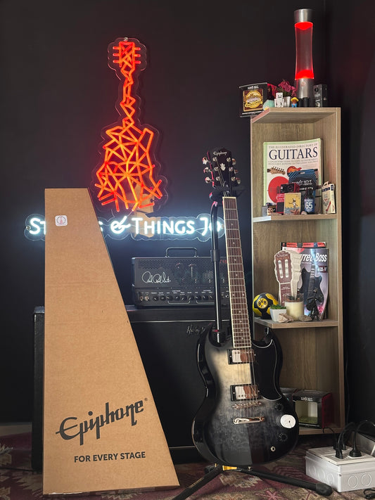 * Brand New * Epiphone SG Tribute Quilt Electric Guitar