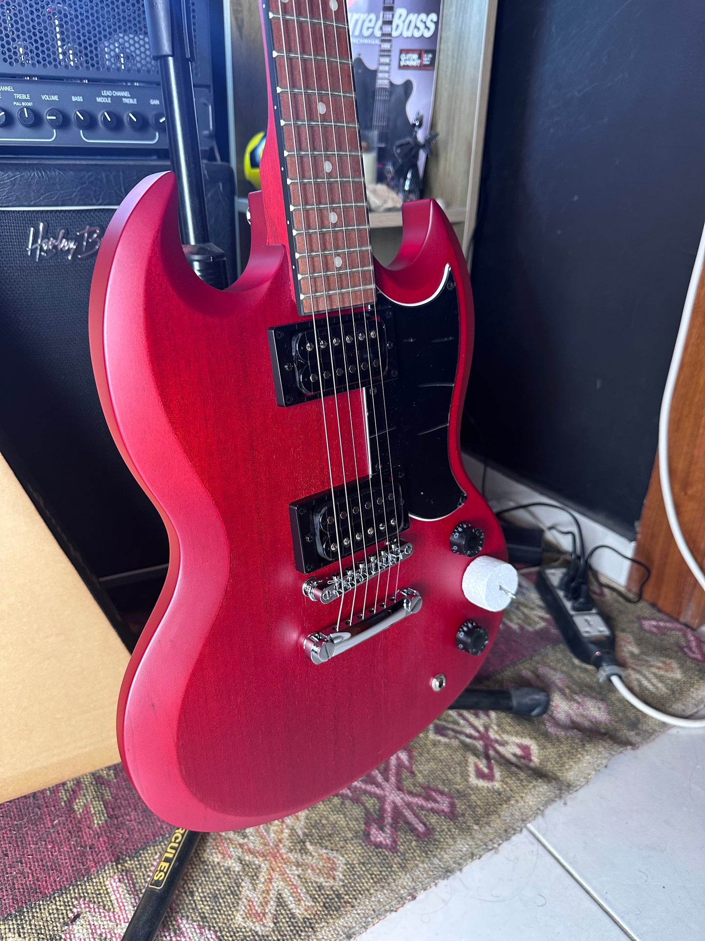 * Brand New * Epiphone SG Special Satin E1 Cherry Electric Guitar