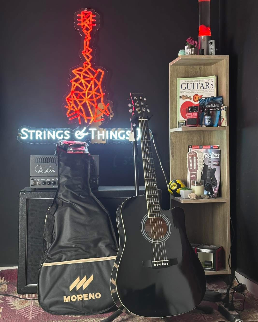 * Brand New * Moreno MAG200 Dreadnaught Electric Acoustic Guitar