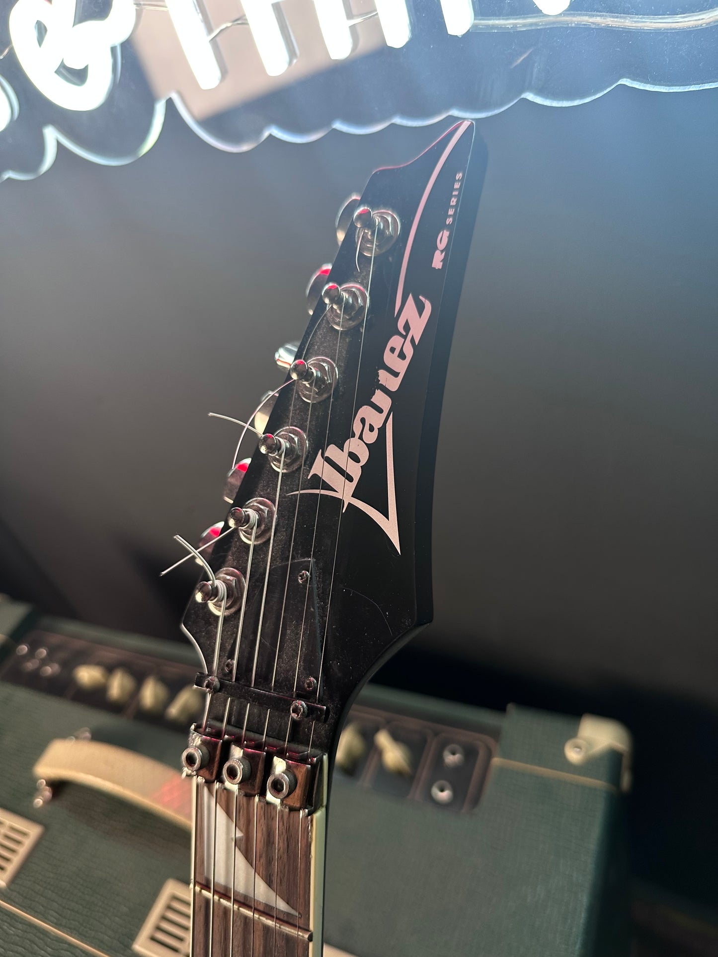 Ibanez RG320FM Trans Black Electric Guitar with Hardcase