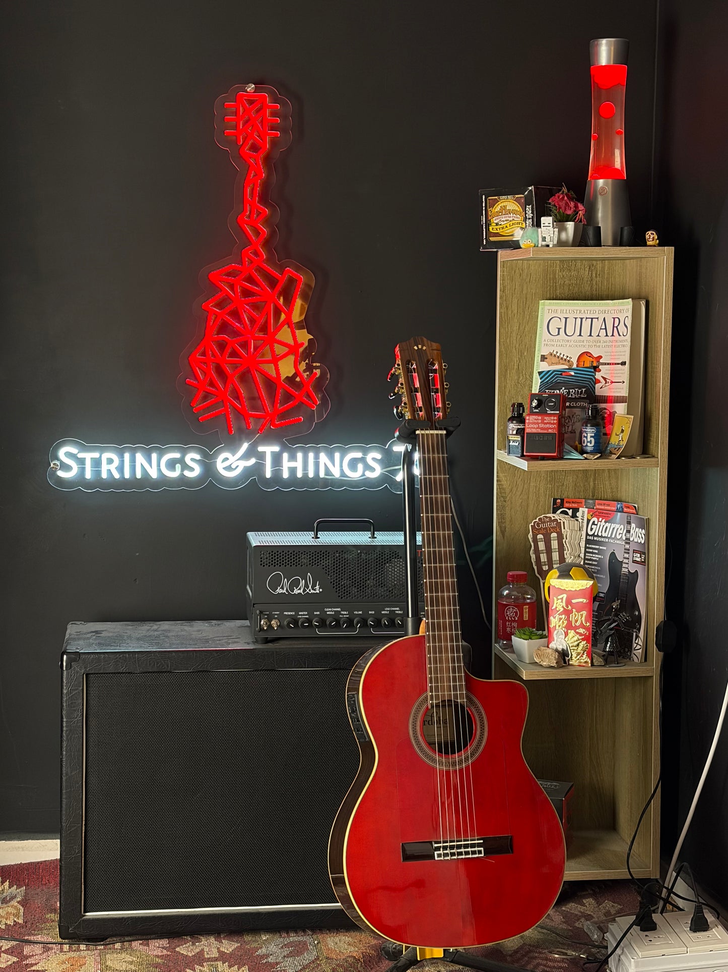 Cordoba GK Studio Negra “Wine Red” Limited Edition Iberia Series Gypsy Kings Signature Classical/Electric Guitar