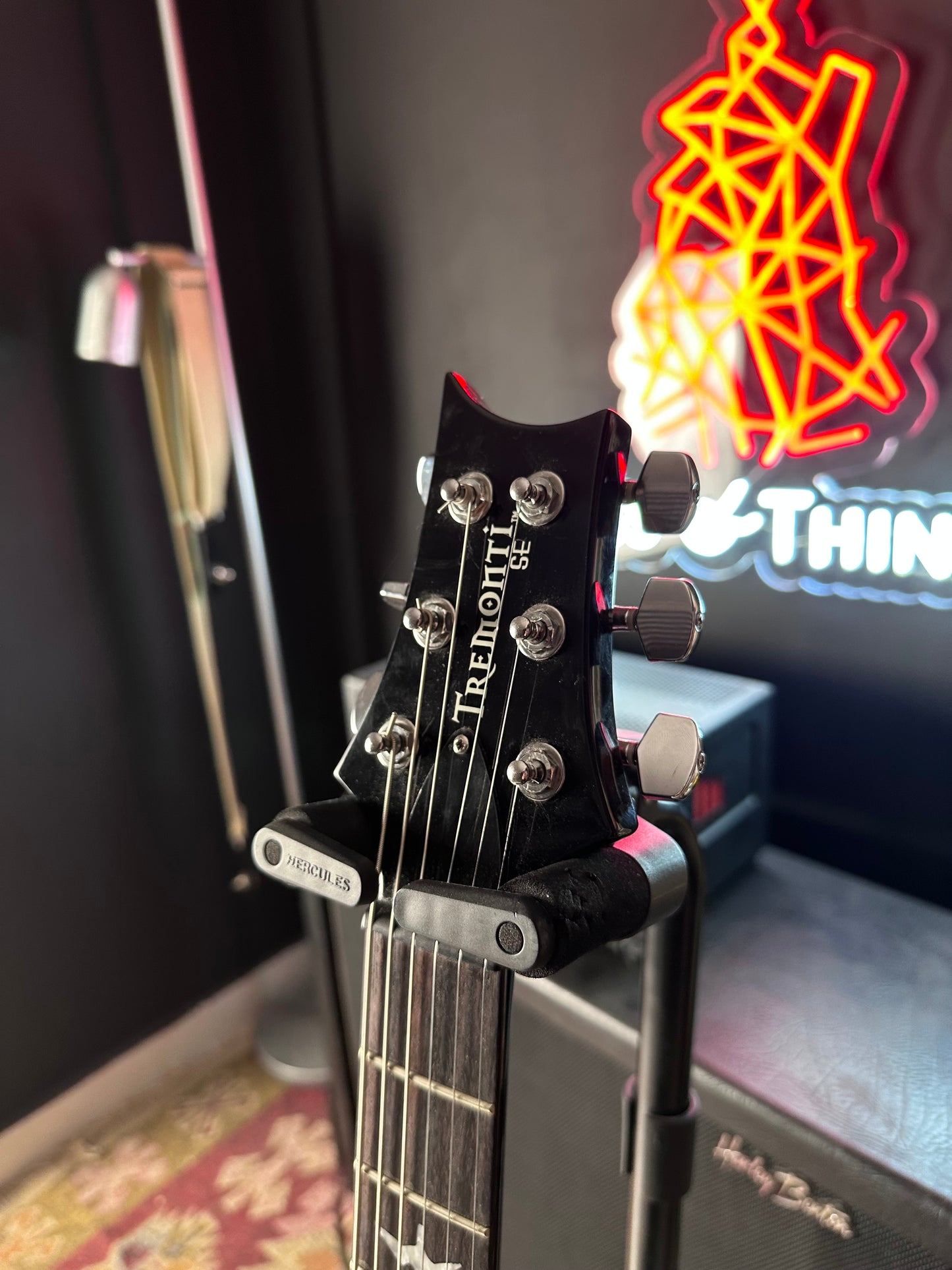 PRS SE Mark Tremonti Custom Signature Gray Black Electric Guitar