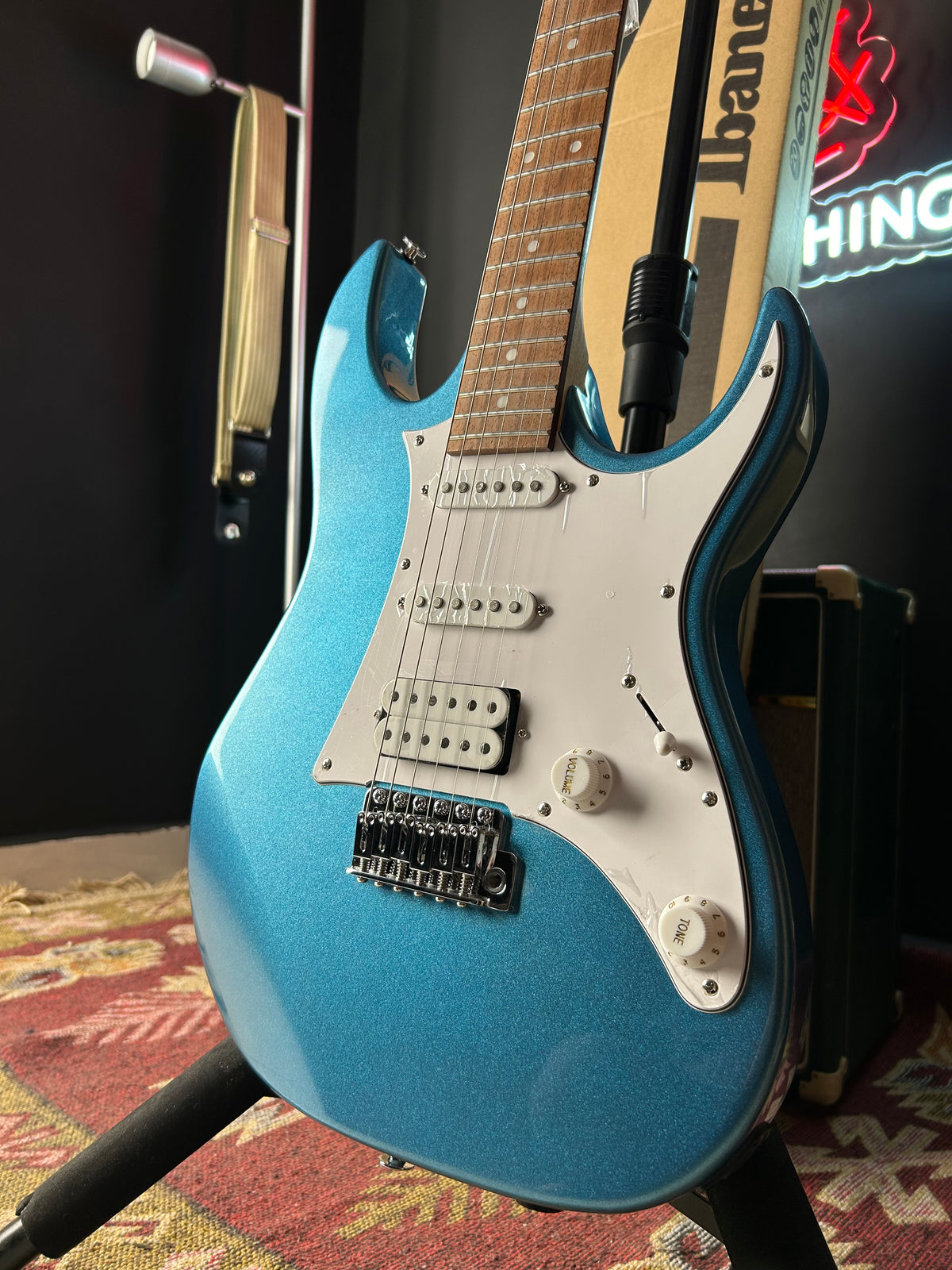 * Brand New * Ibanez GRX40 MLB Metallic Light Blue Electric Guitar * Brand New * Ibanez GRX40 MLB Metallic Light Blue Electric Guitar