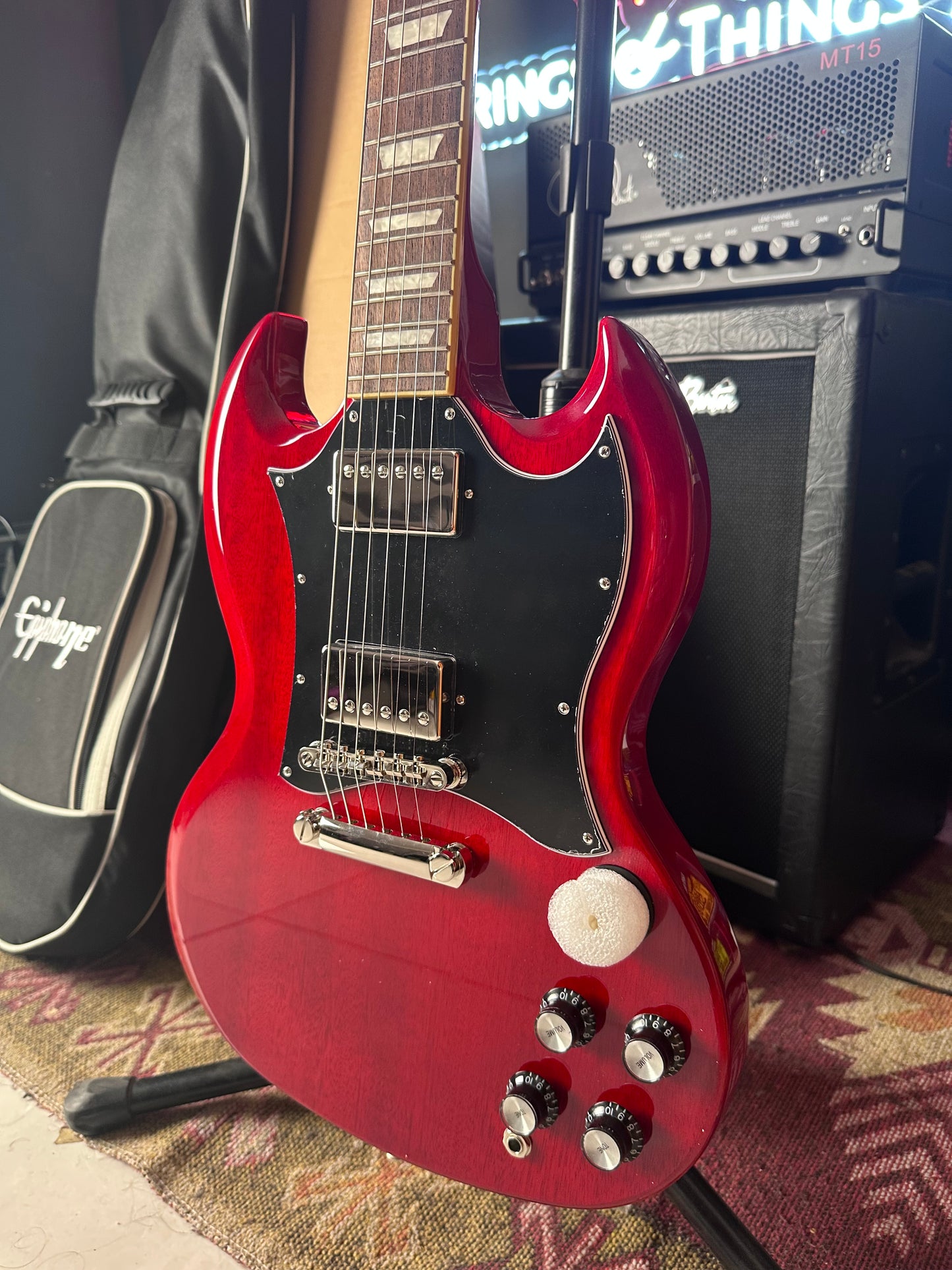 * Brand New *  Epiphone SG Standard Cherry Electric Guitar