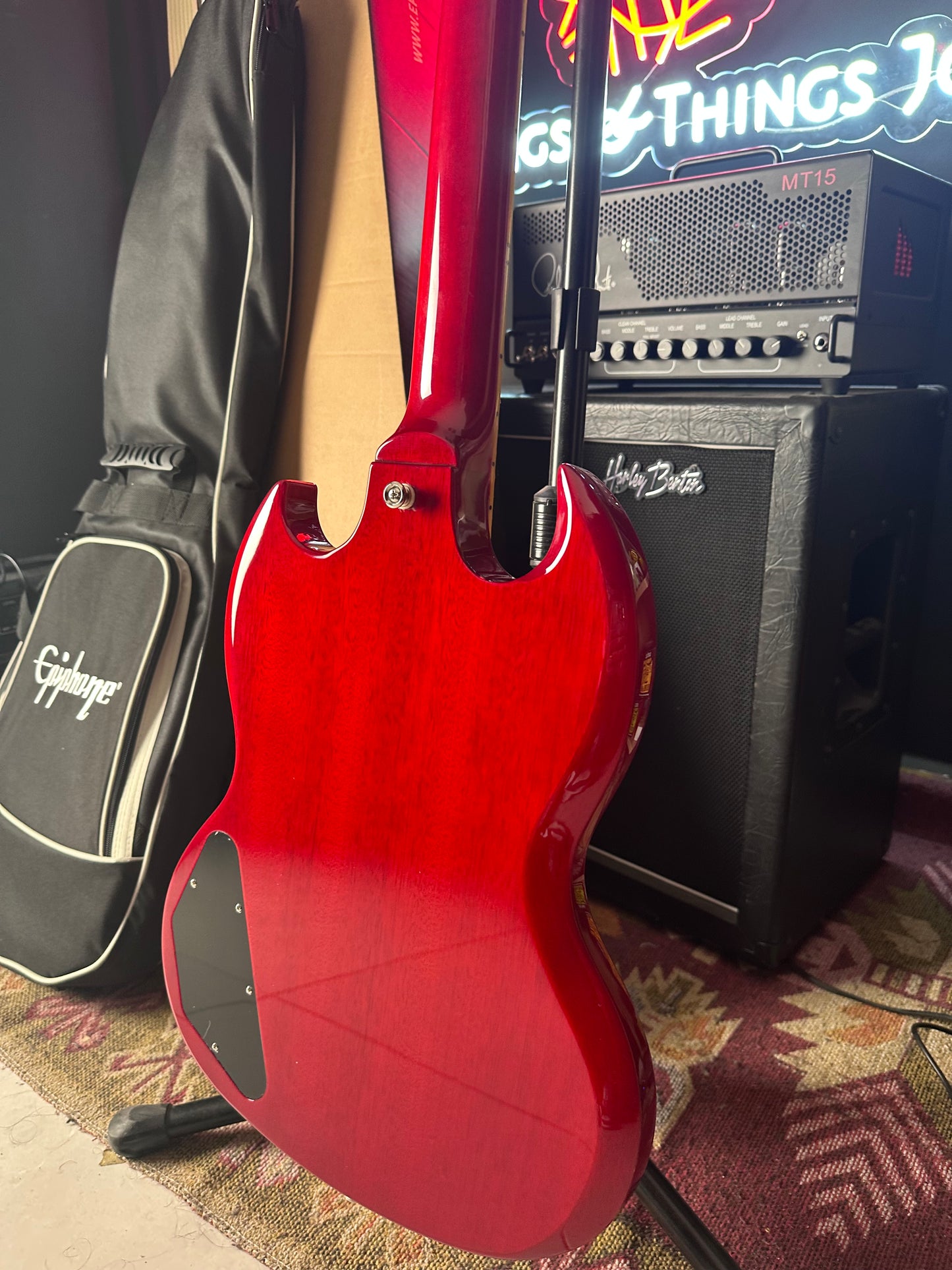 * Brand New *  Epiphone SG Standard Cherry Electric Guitar