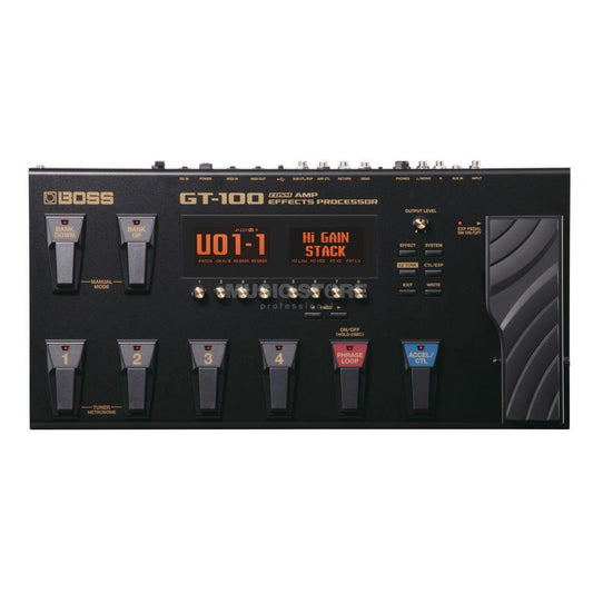 Boss GT-100 Guitar Multi Effects Processor with Carrying bag