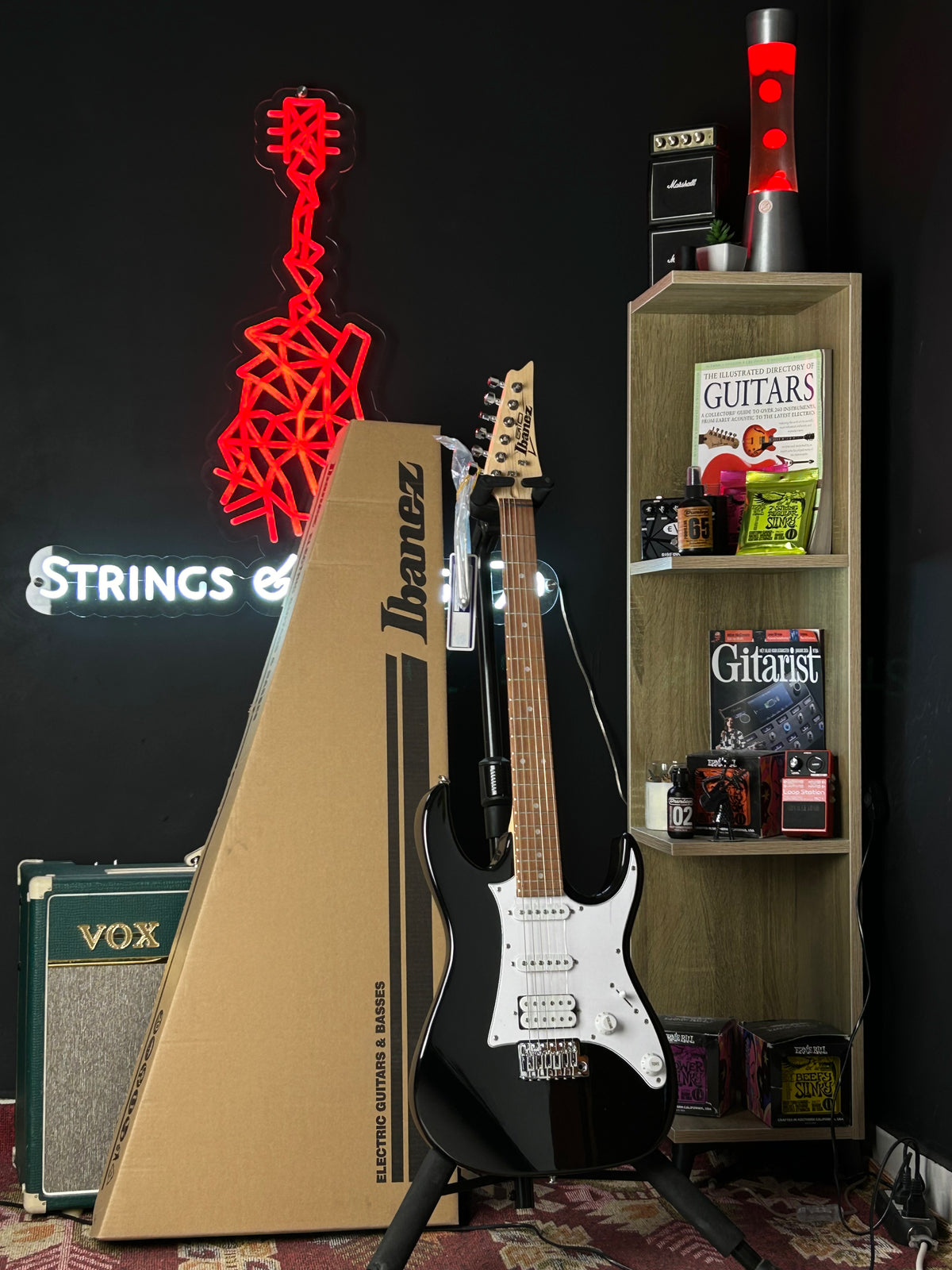 * Brand New * Ibanez GRX40 Black Night BKN Electric Guitar * Brand New * Ibanez GRX40 Black Night BKN Electric Guitar