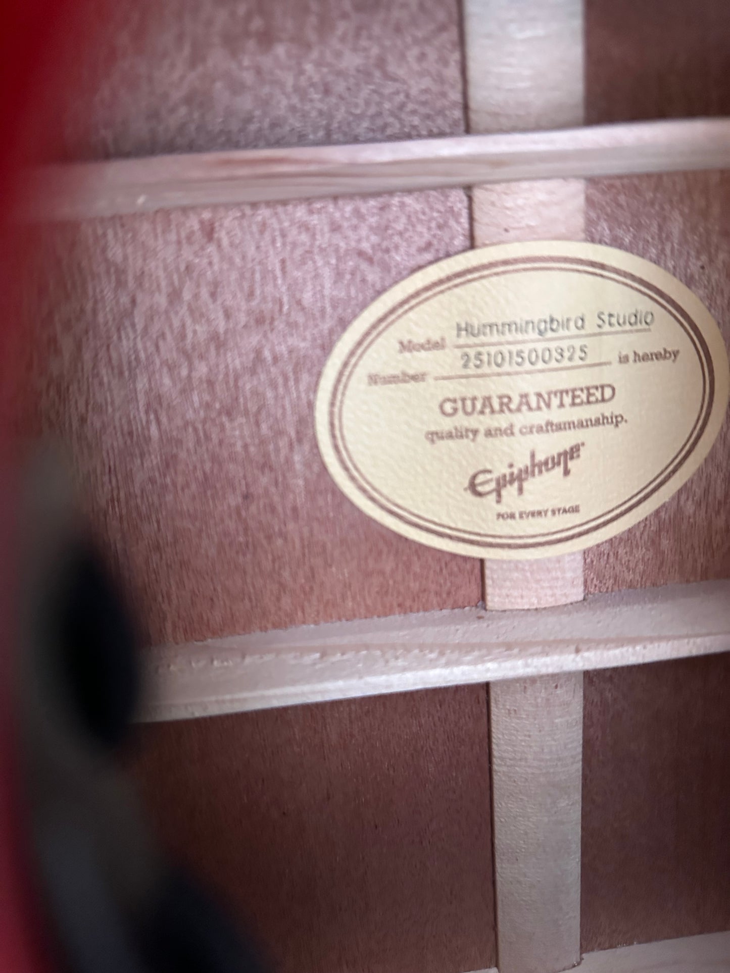 * Brand New * Epiphone Hummingbird™ Studio Acoustic-Electric Guitar