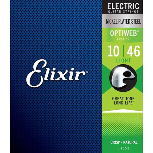 Elixir Optiweb® Nickel Plated Steel Electric Guitar Strings (10-46)