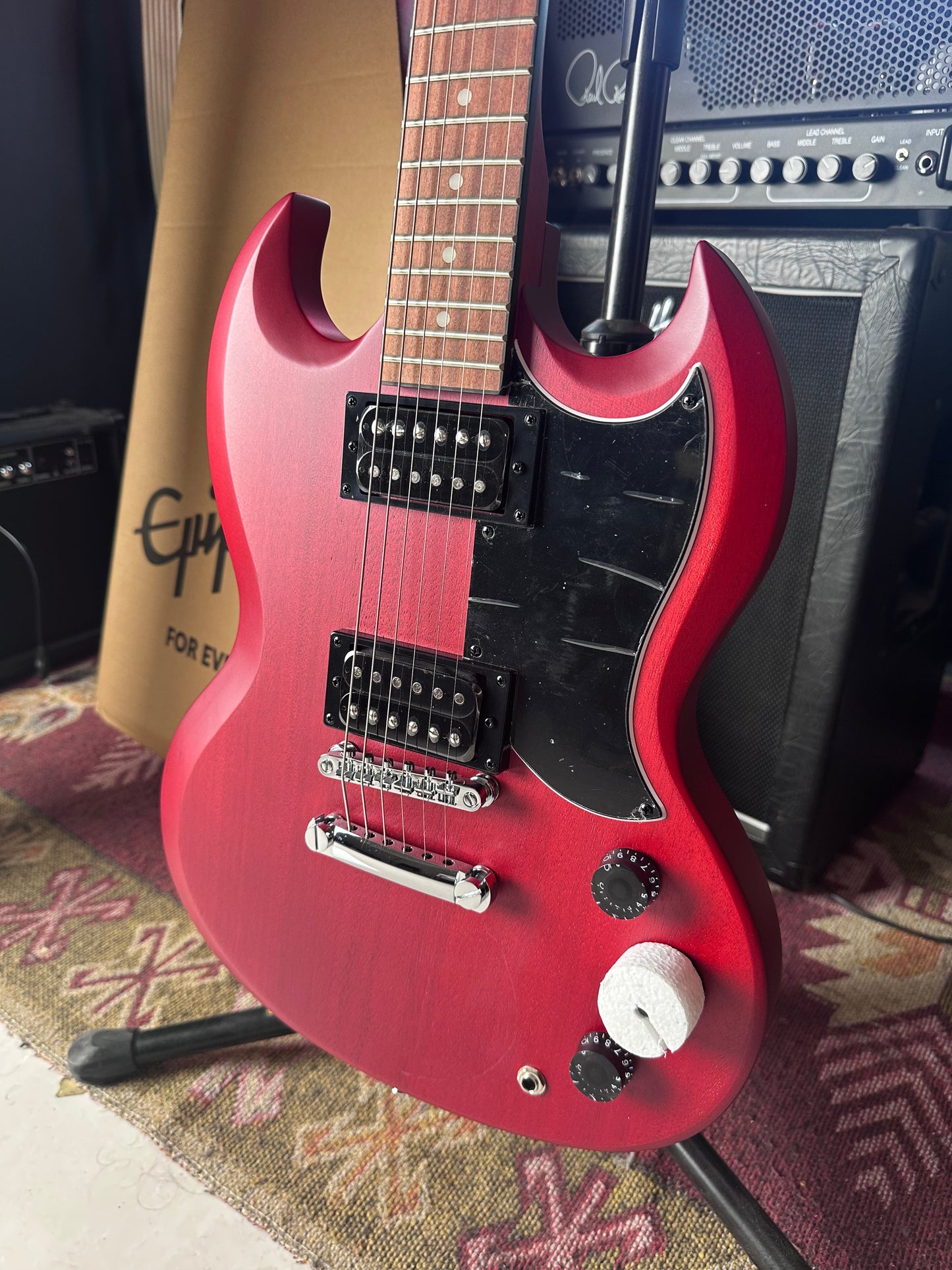 * Brand New * Epiphone SG Special Satin E1 Cherry Electric Guitar