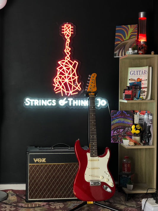 Jay Turser JT-300 Candy Apple Red Strat Electric Guitar