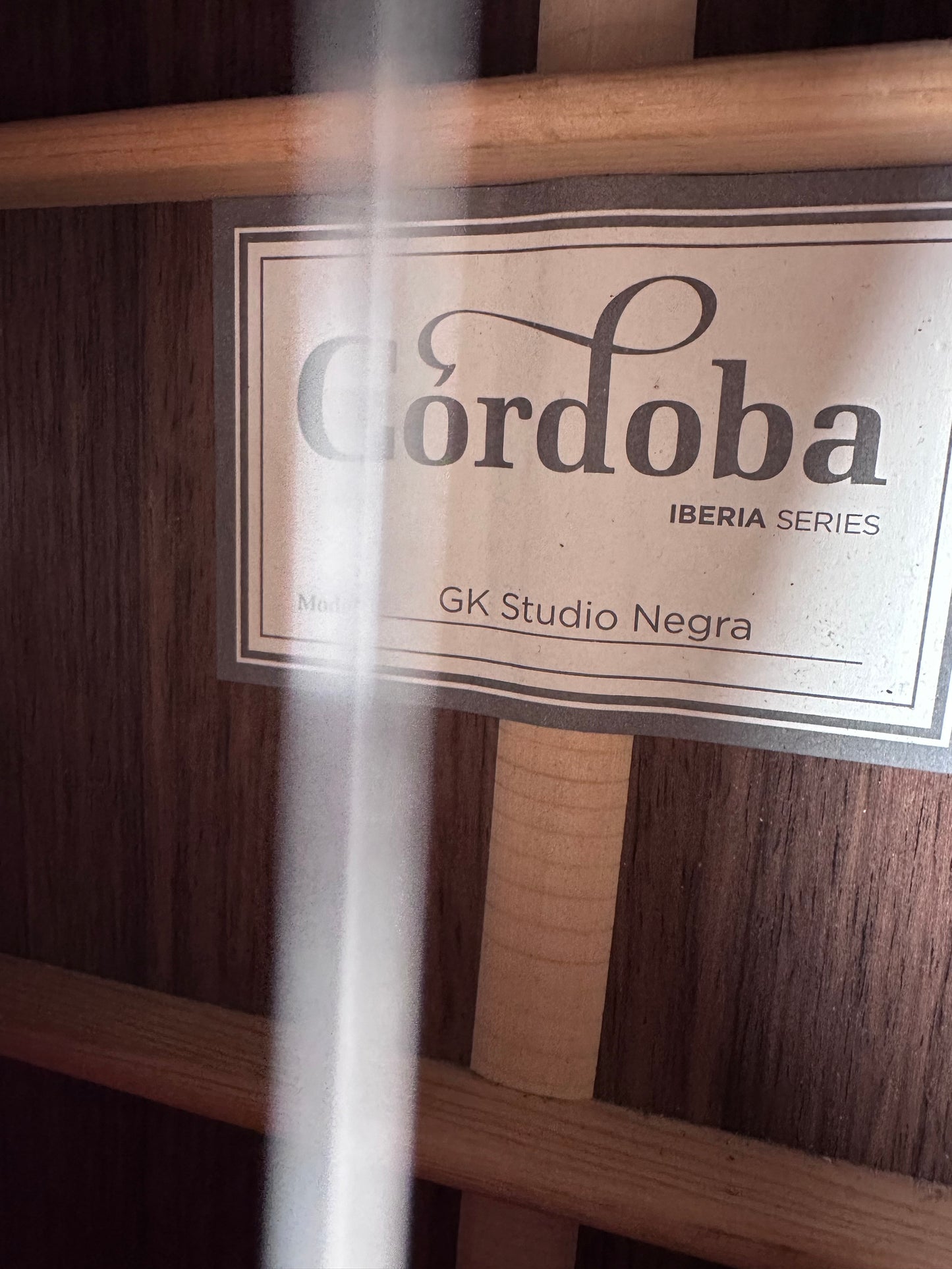 Cordoba Iberia Series GK Studio Negra Gypsy Kings Signature Model with gigbag - 550 JDs