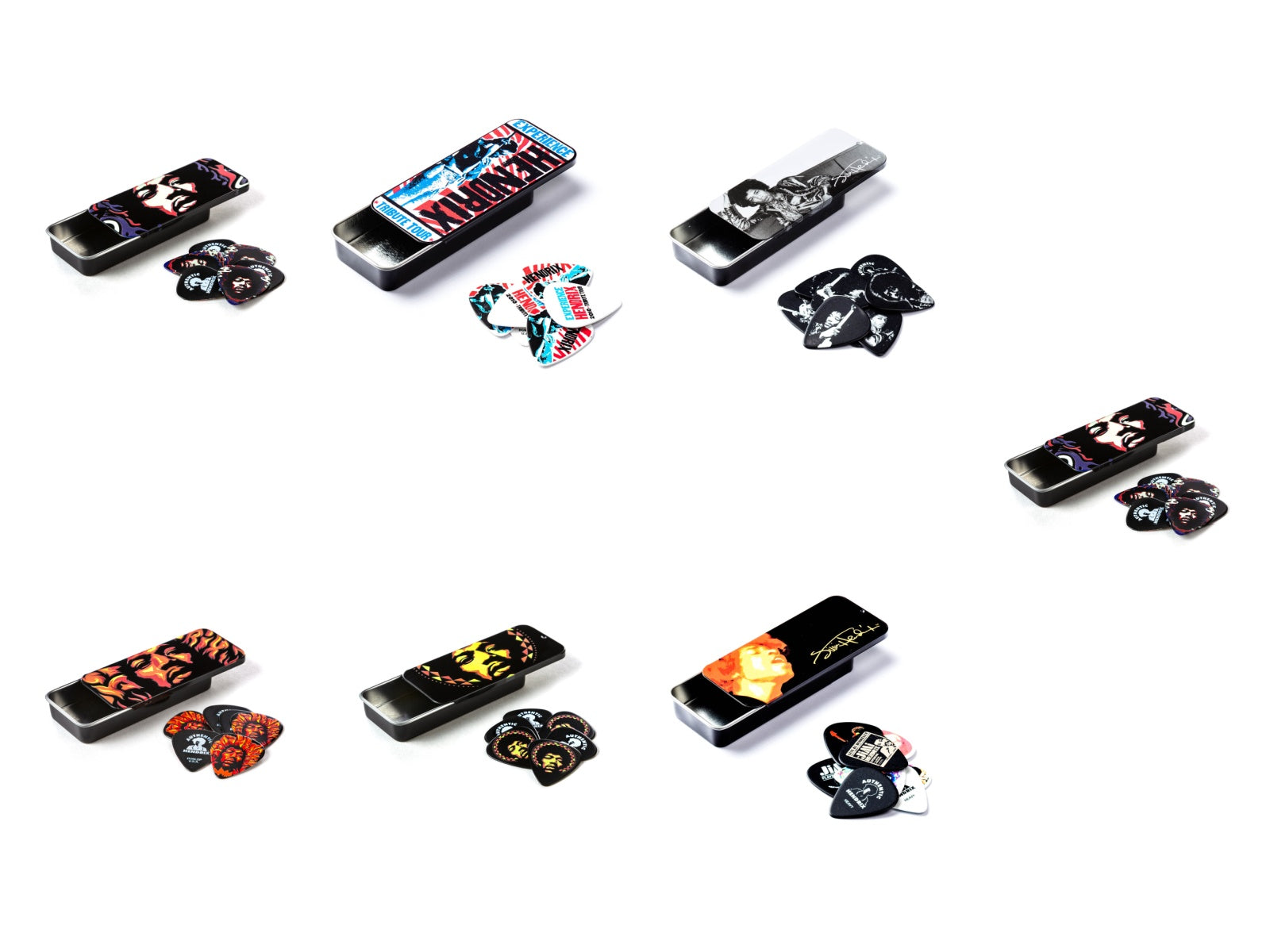 Dunlop Jimi Hendrix Collectors Picks Tin Dunlop Jimi Hendrix Collectors Picks Tin