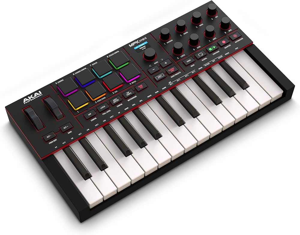 * Brand New * Akai Professional MPK Mini MK IV – 25 Key USB MIDI Keyboard Controller