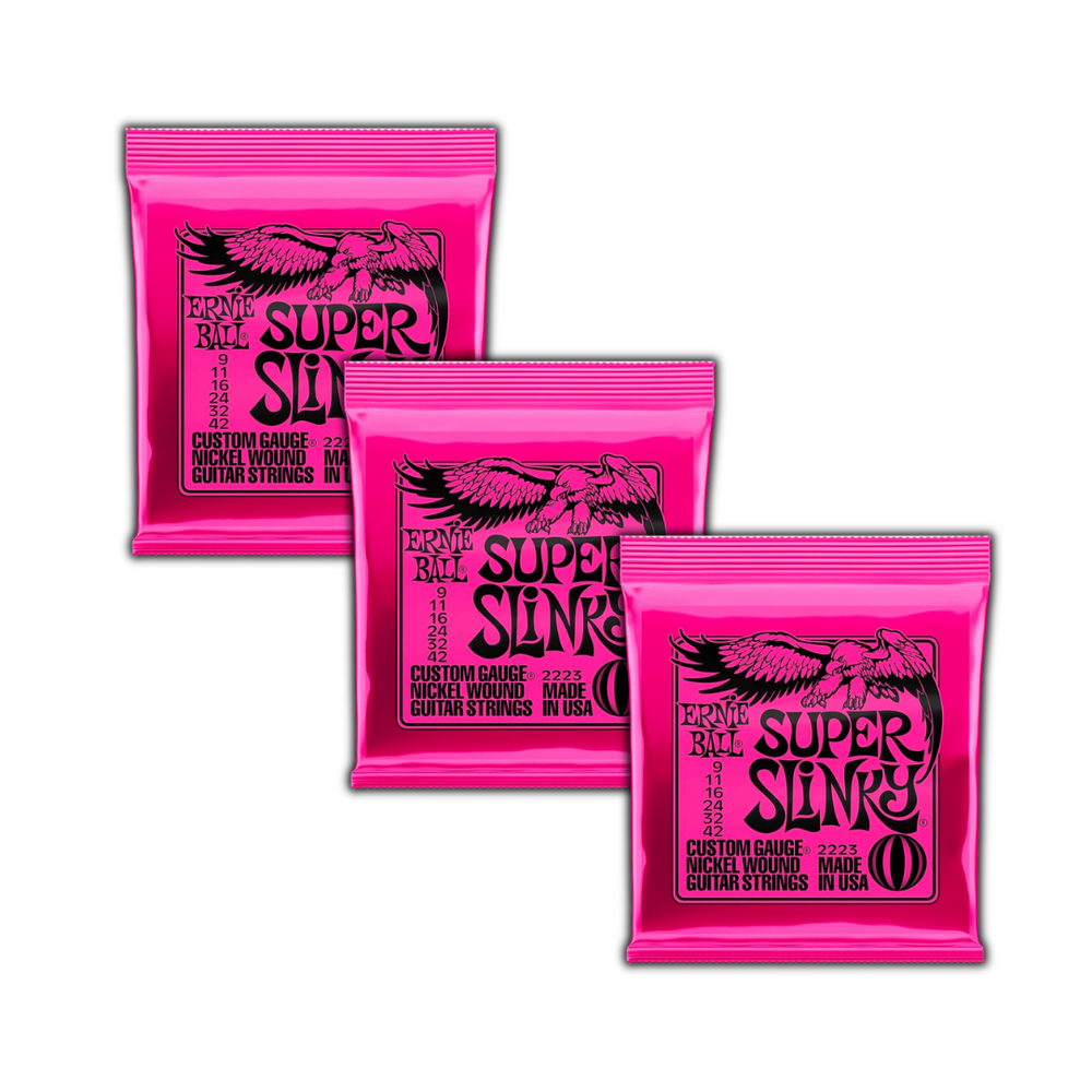 Ernie Ball Super Slinky® Electric Guitar Strings (9-42)