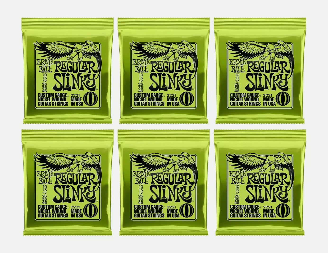 Ernie Ball Regular Slinky® Electric Guitar Strings (10‑46)