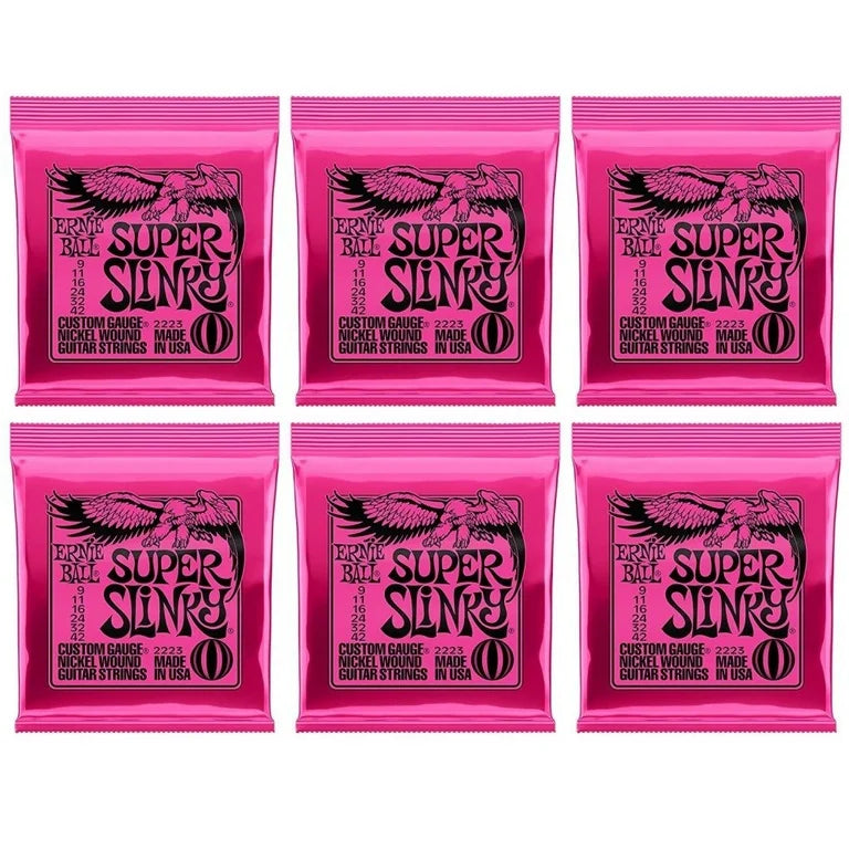 Ernie Ball Super Slinky® Electric Guitar Strings (9-42)