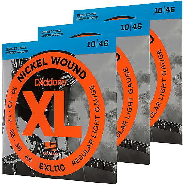 D’Addario EXL110® Electric Guitar Strings (10-46) D’Addario EXL110® Electric Guitar Strings (10-46)